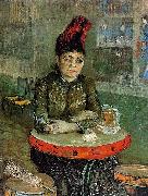 Vincent Van Gogh Agostina Segatori Sitting in the Cafe du Tamourin china oil painting reproduction
